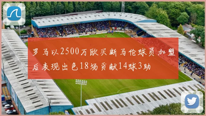 罗马以2500万欧买断马伦球员加盟后表现出色18场贡献14球3助